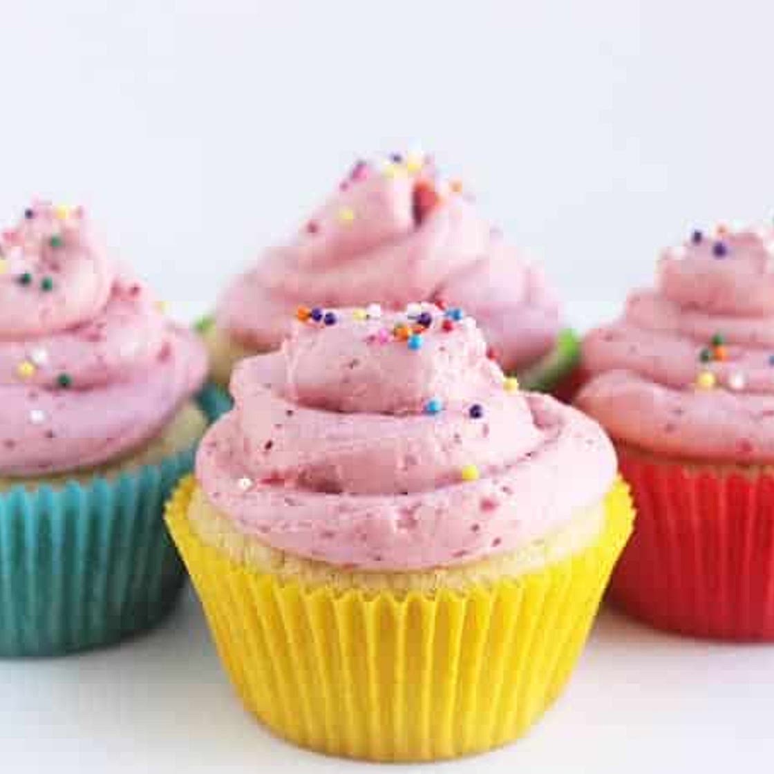 Healthy Vanilla Cupcakes (So Easy!)