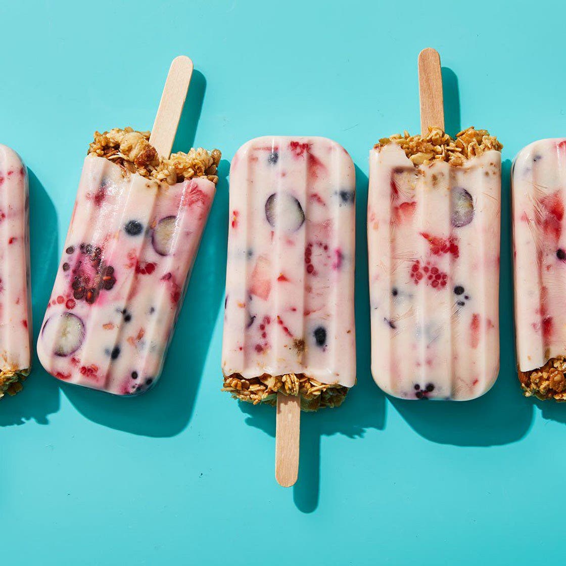 Granola & Yogurt Breakfast Popsicles