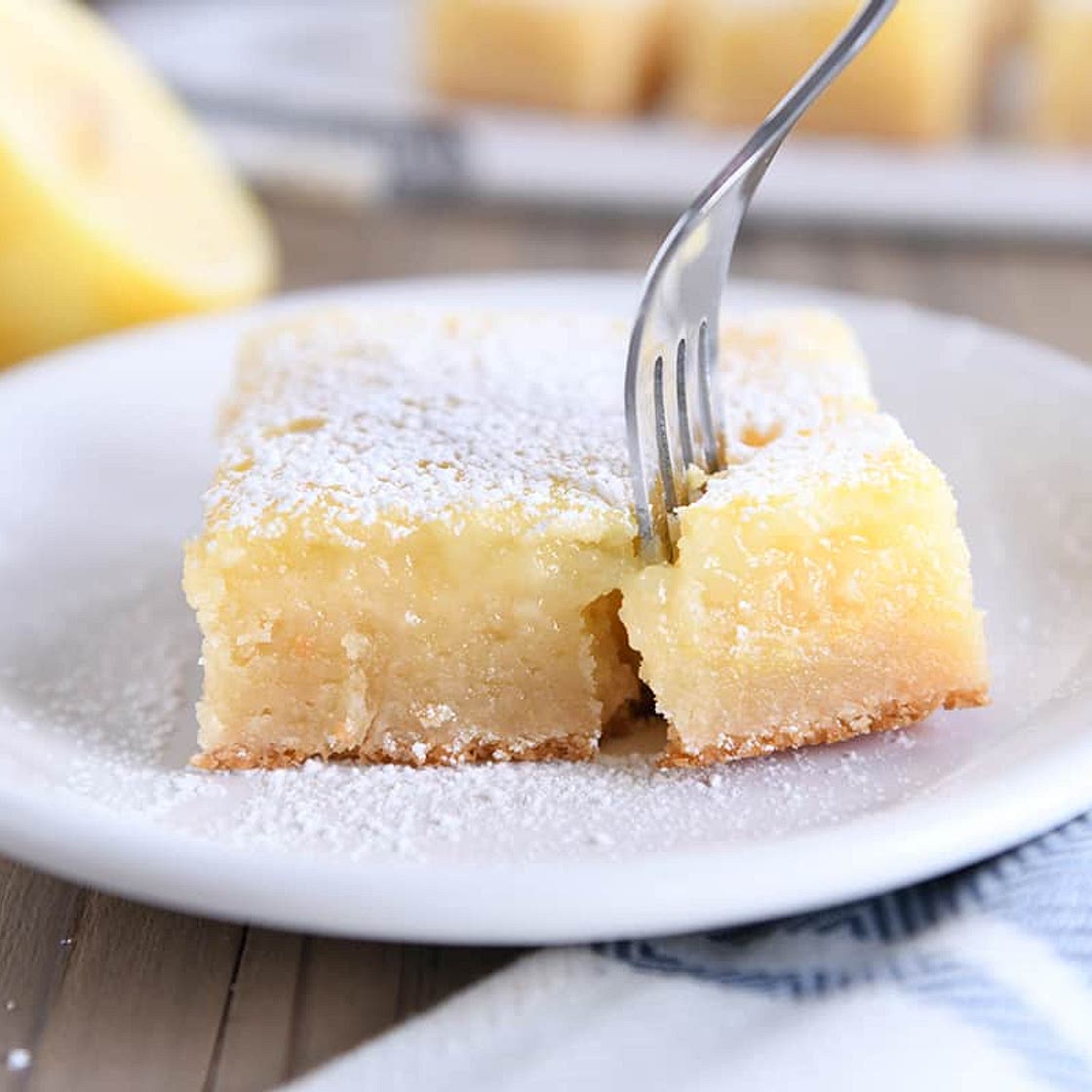 Lemon Bar White Chocolate Brownies