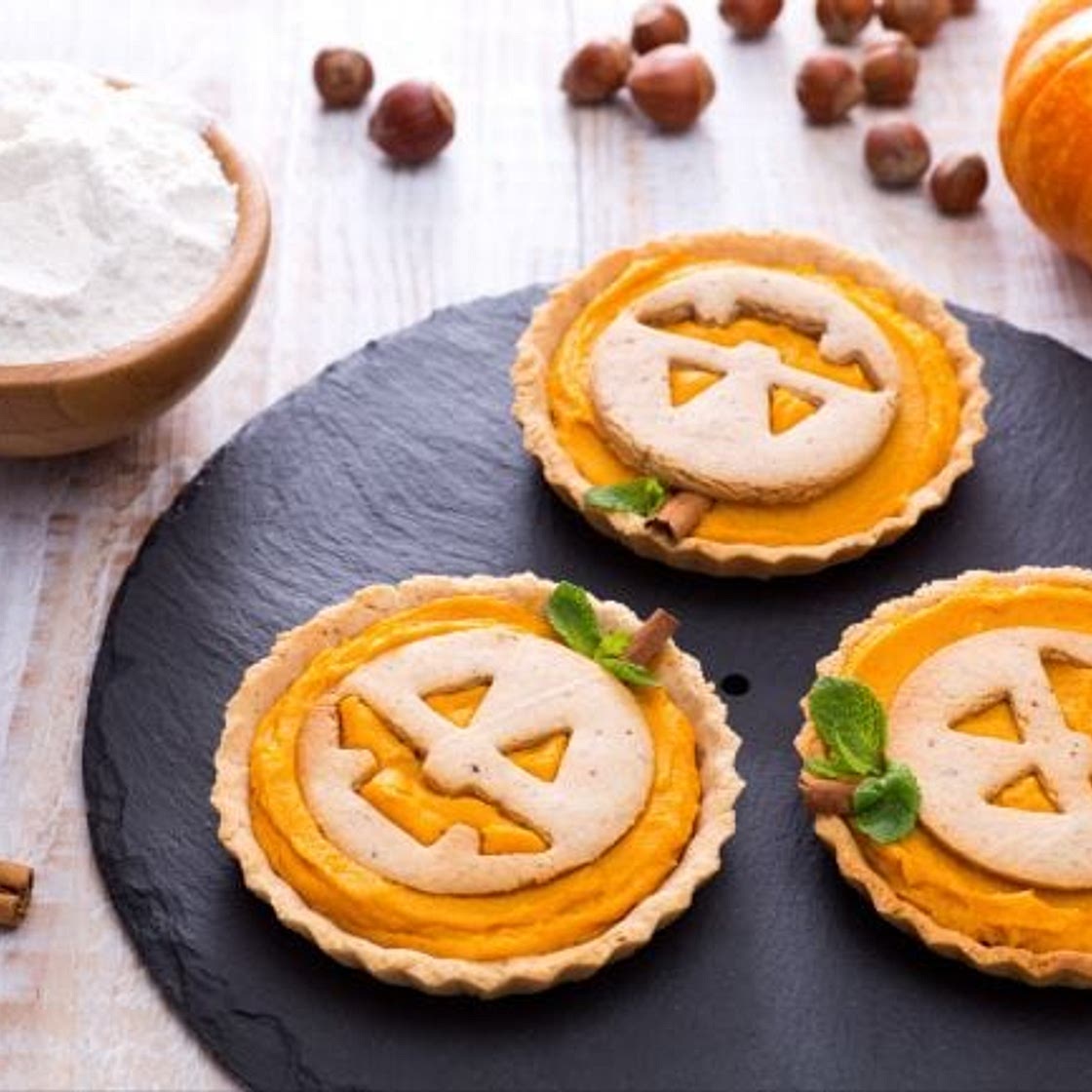 Tartellette dolci di Jack O' Lantern
