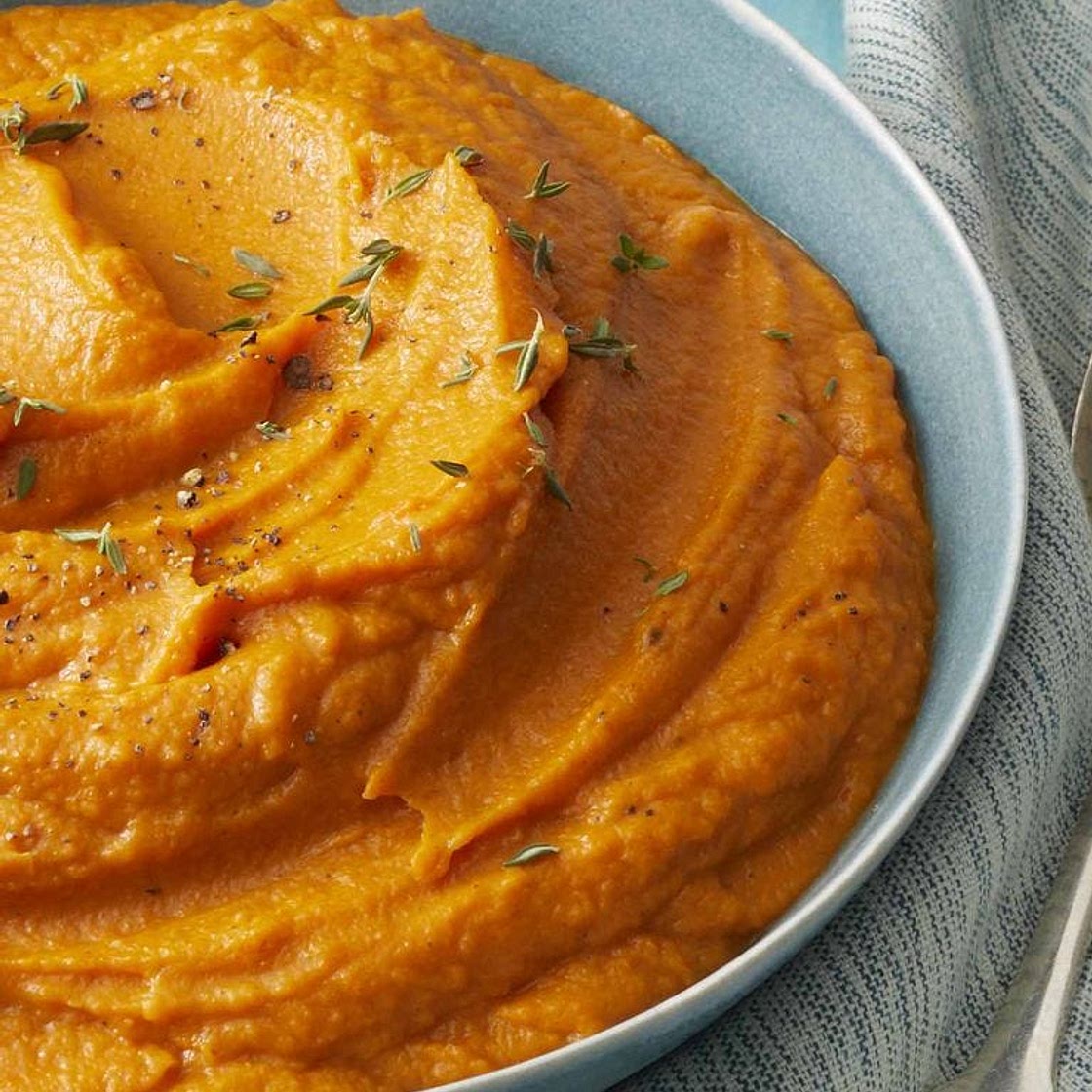 Mashed Sweet Potato and Carrots
