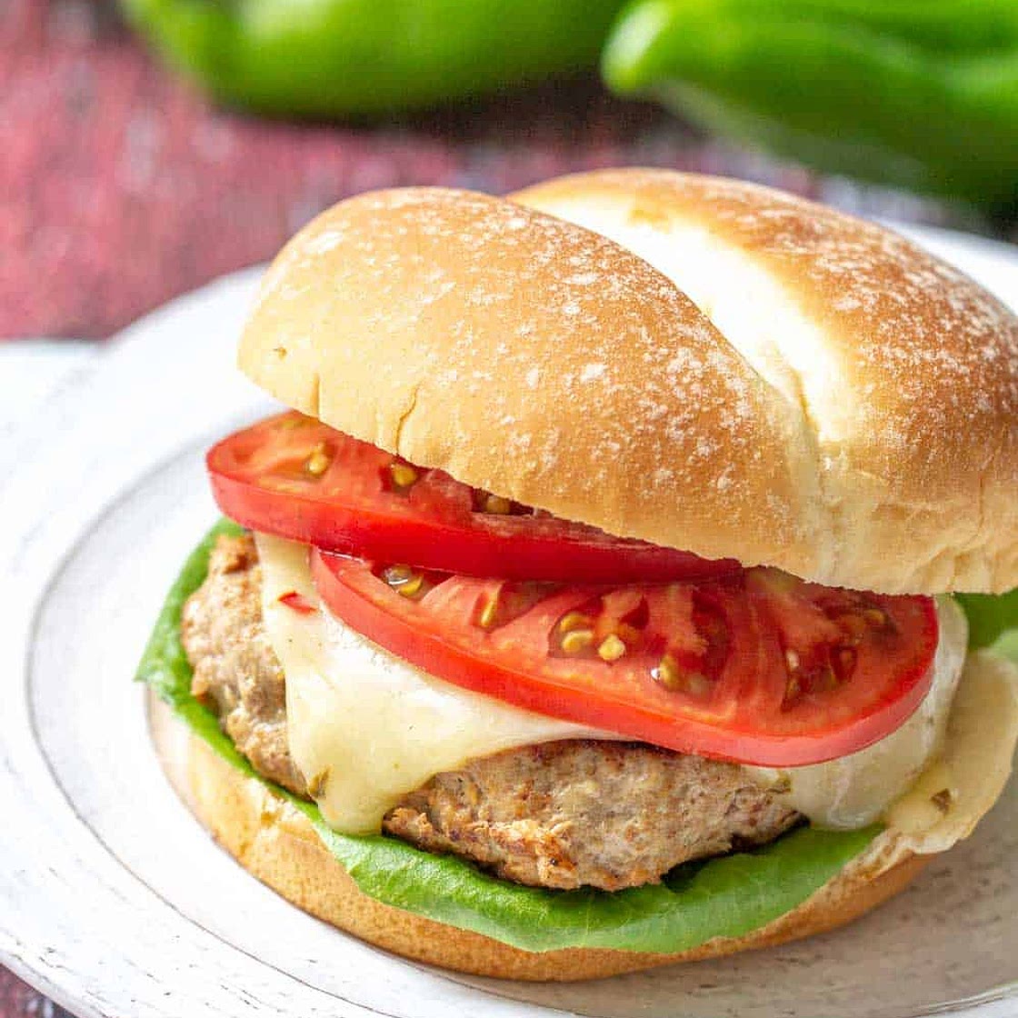 Hatch Chile Turkey Burgers