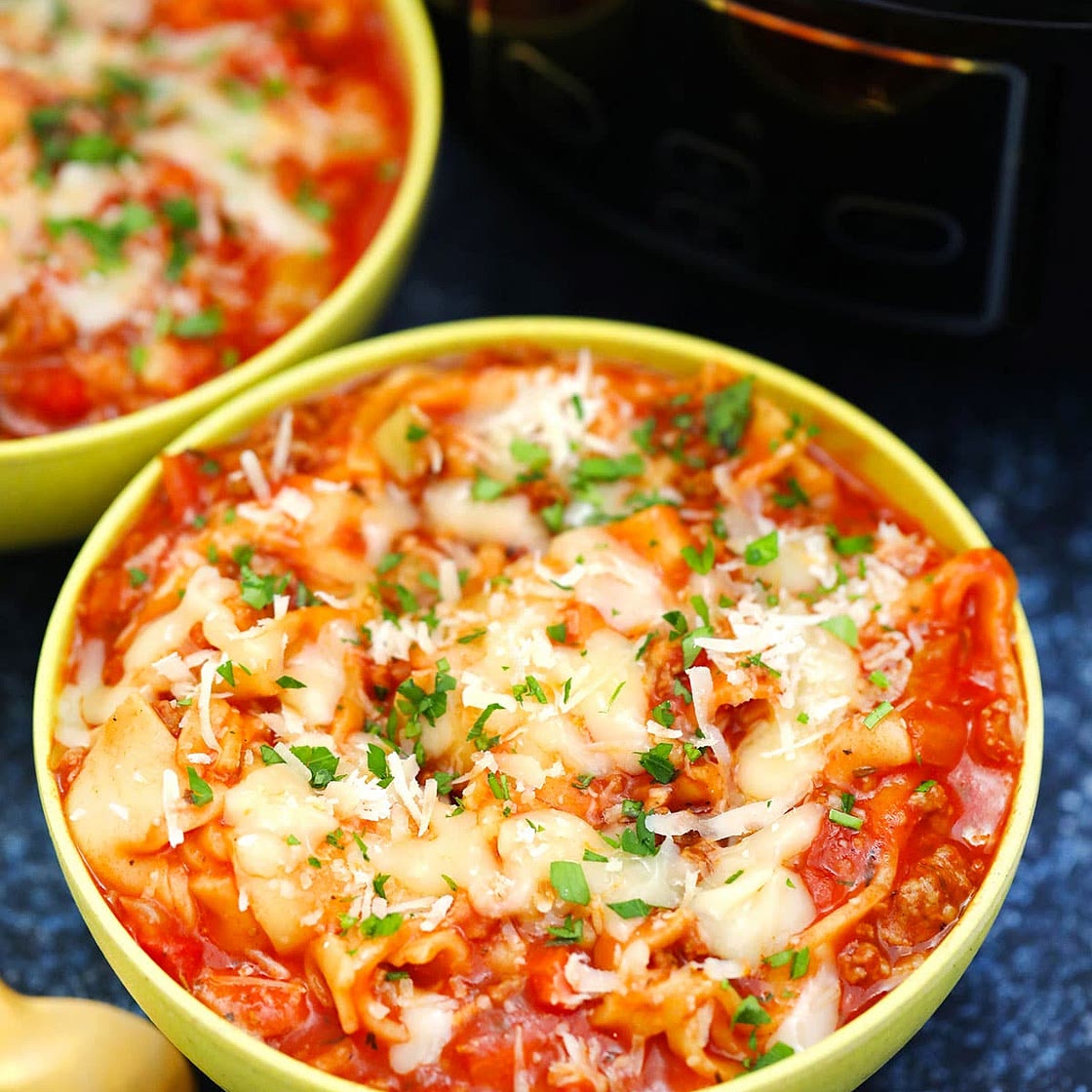 Slow Cooker Lasagna Soup