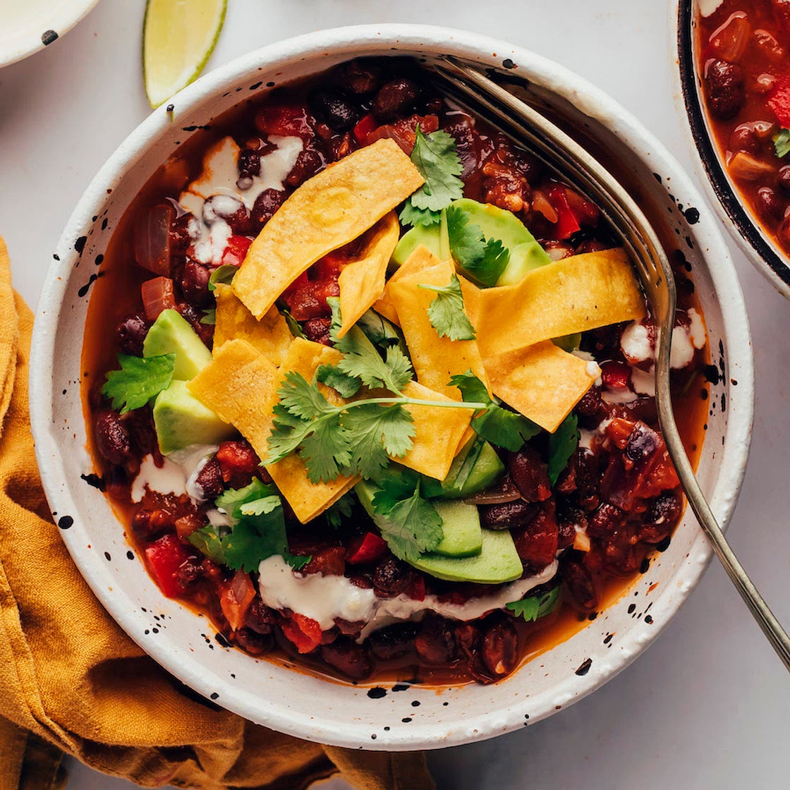 1-Pot Chipotle Black Bean Chili