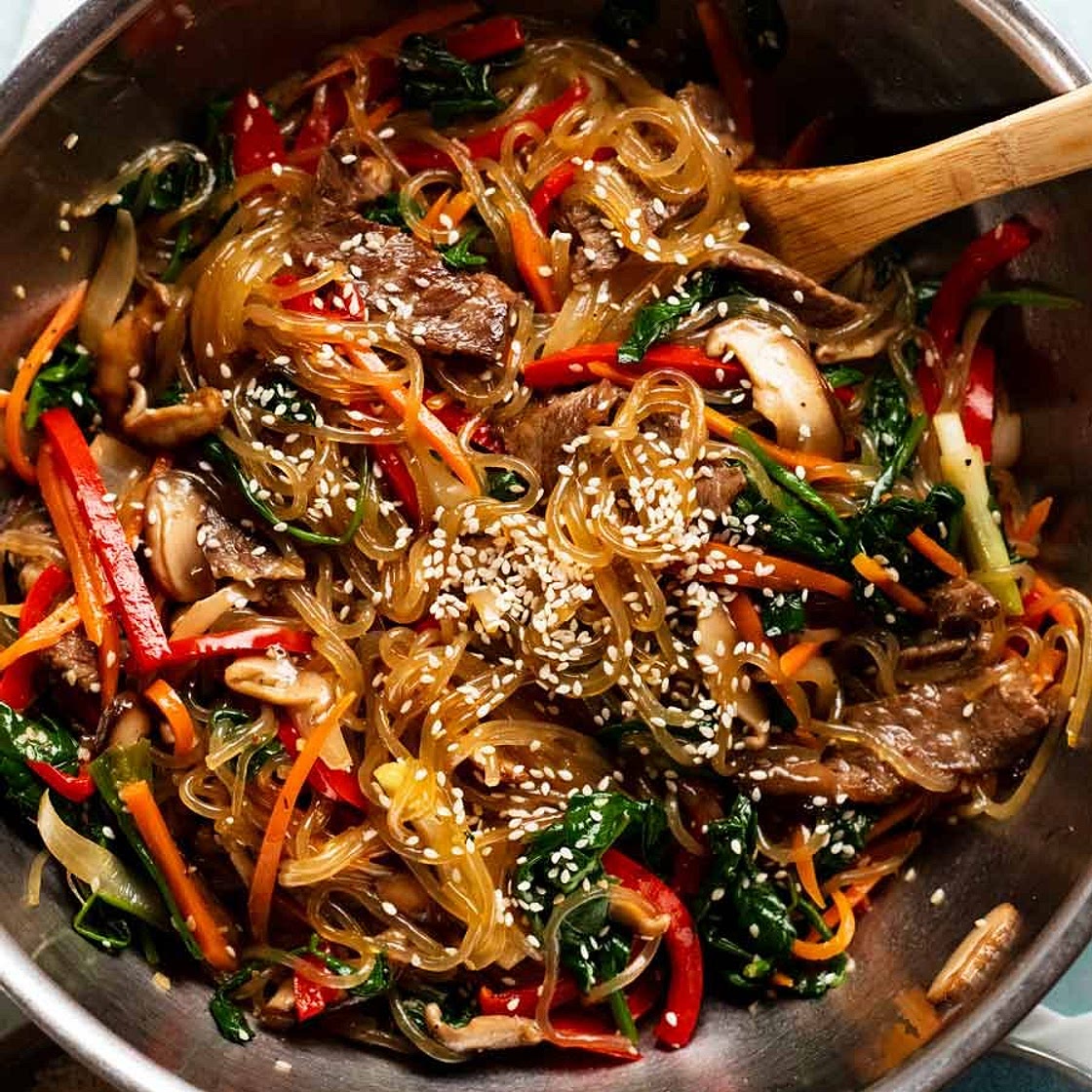 Japchae - Korean Noodles