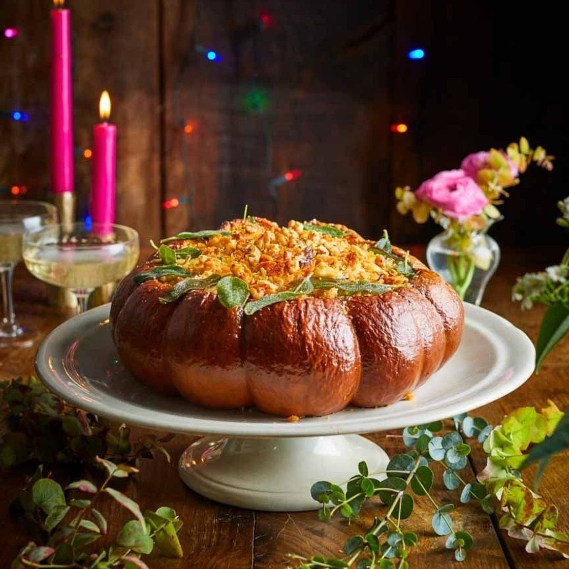 Giant stuffed squash