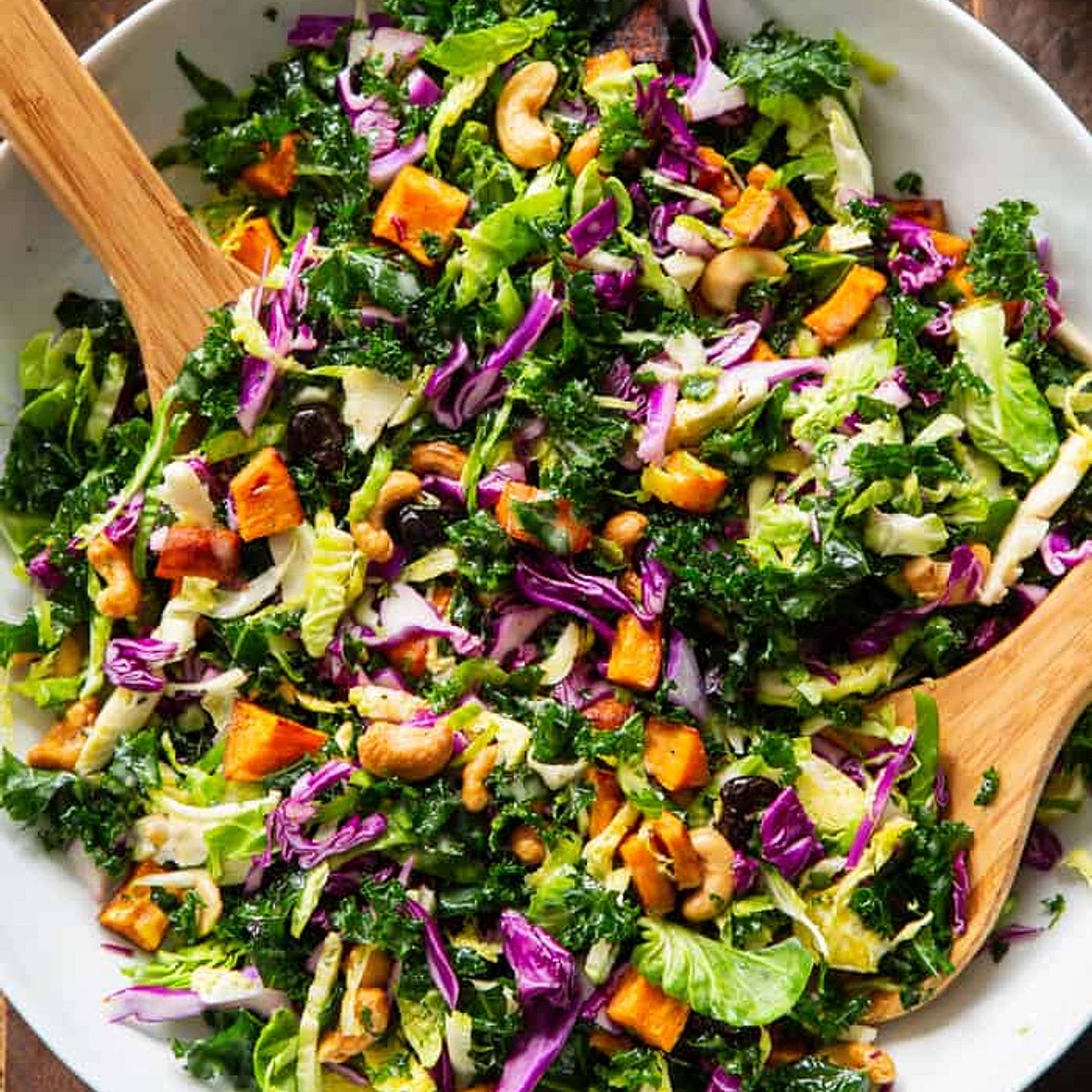 Rainbow Veggie Salad with Lemon Vinaigrette