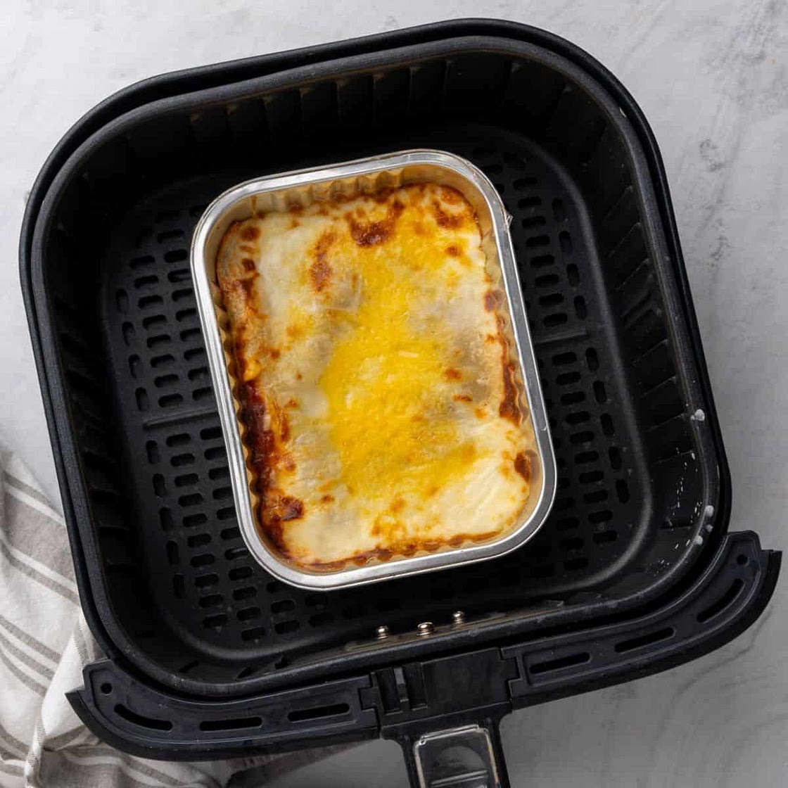 Frozen Lasagna in Air Fryer