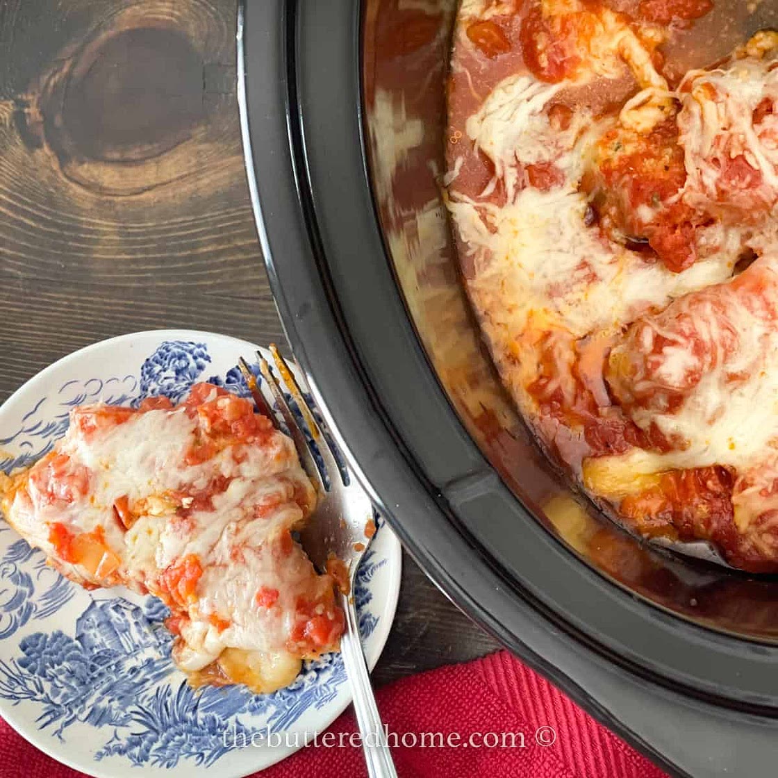Crock Pot Chicken Parmesan