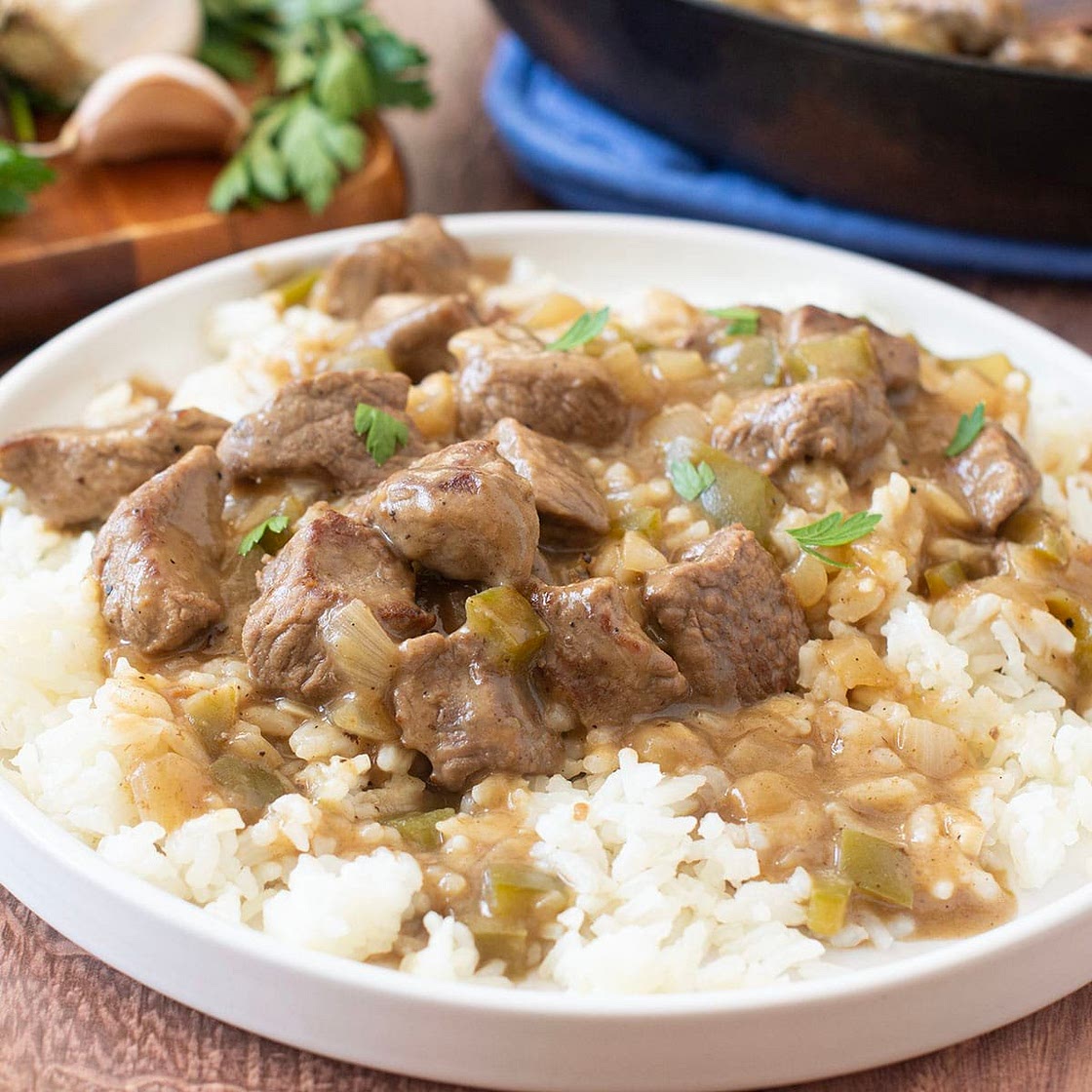 Beef Tips and Rice Recipe