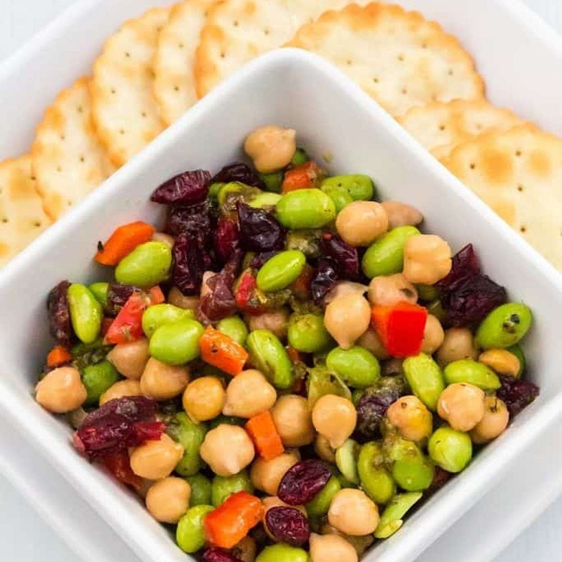Chickpea and Edamame Salad (Aldi Copycat)