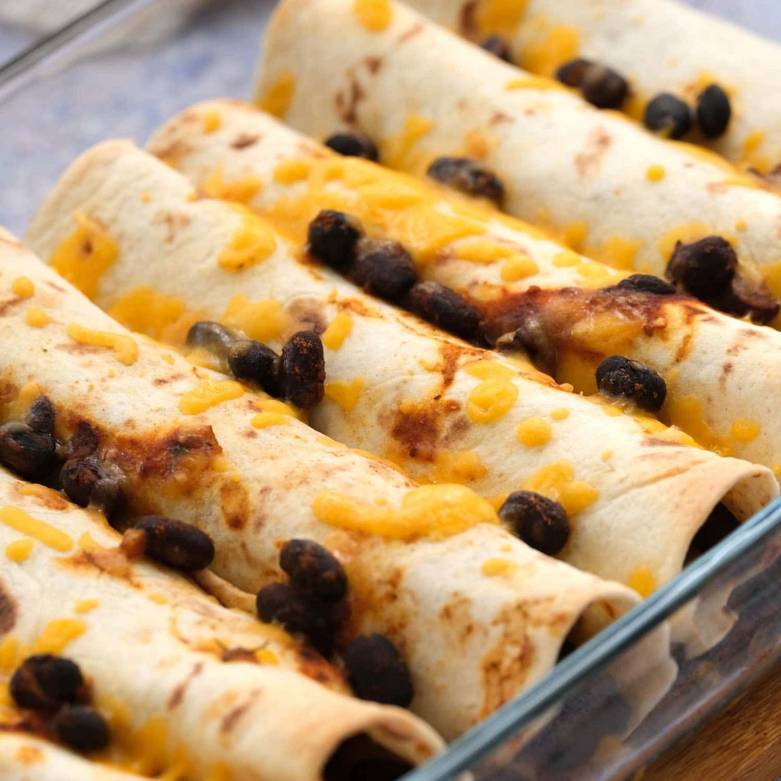 Baked Black Bean Tacos