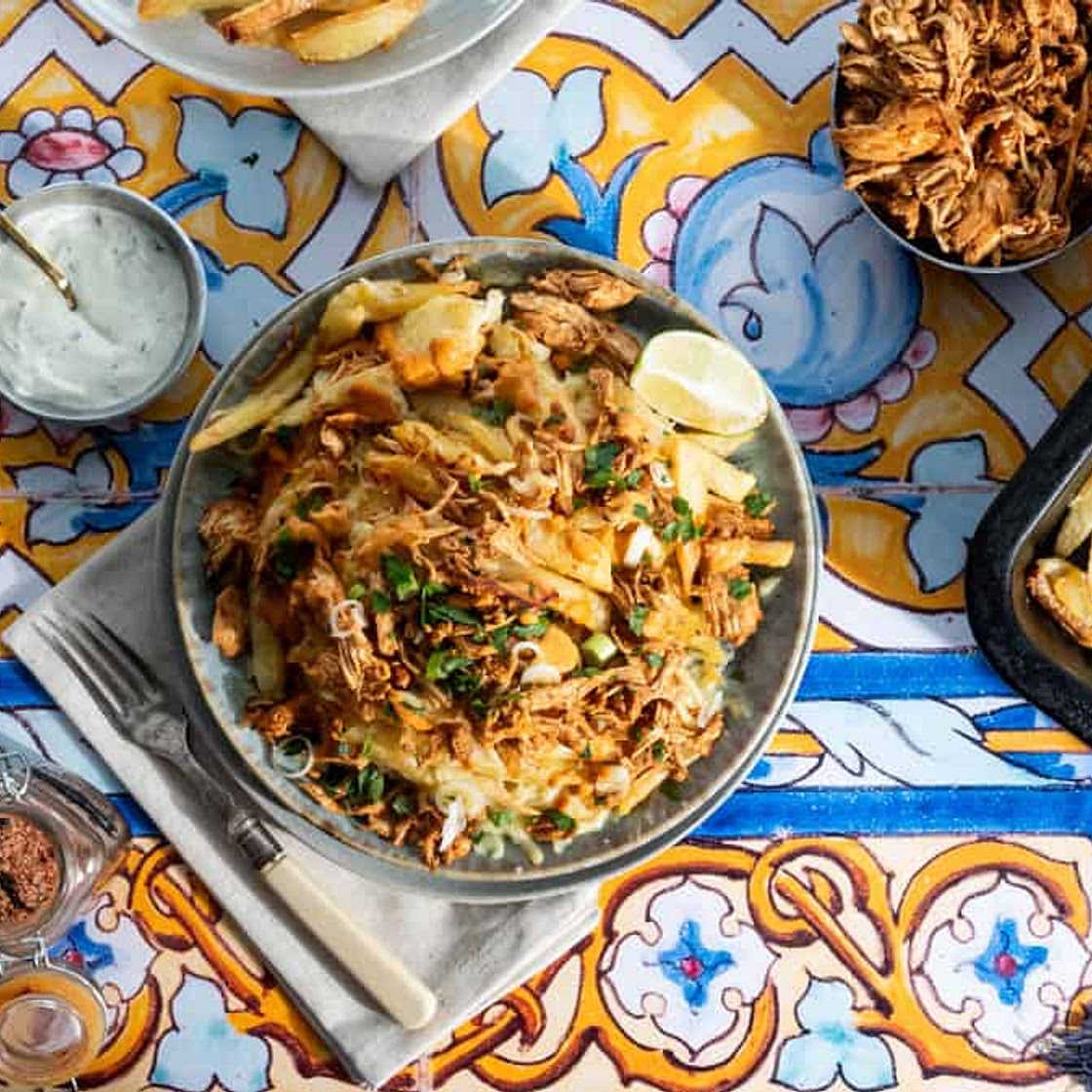 Peri-Peri Chicken Loaded Fries - Nando's Style Loaded Chips