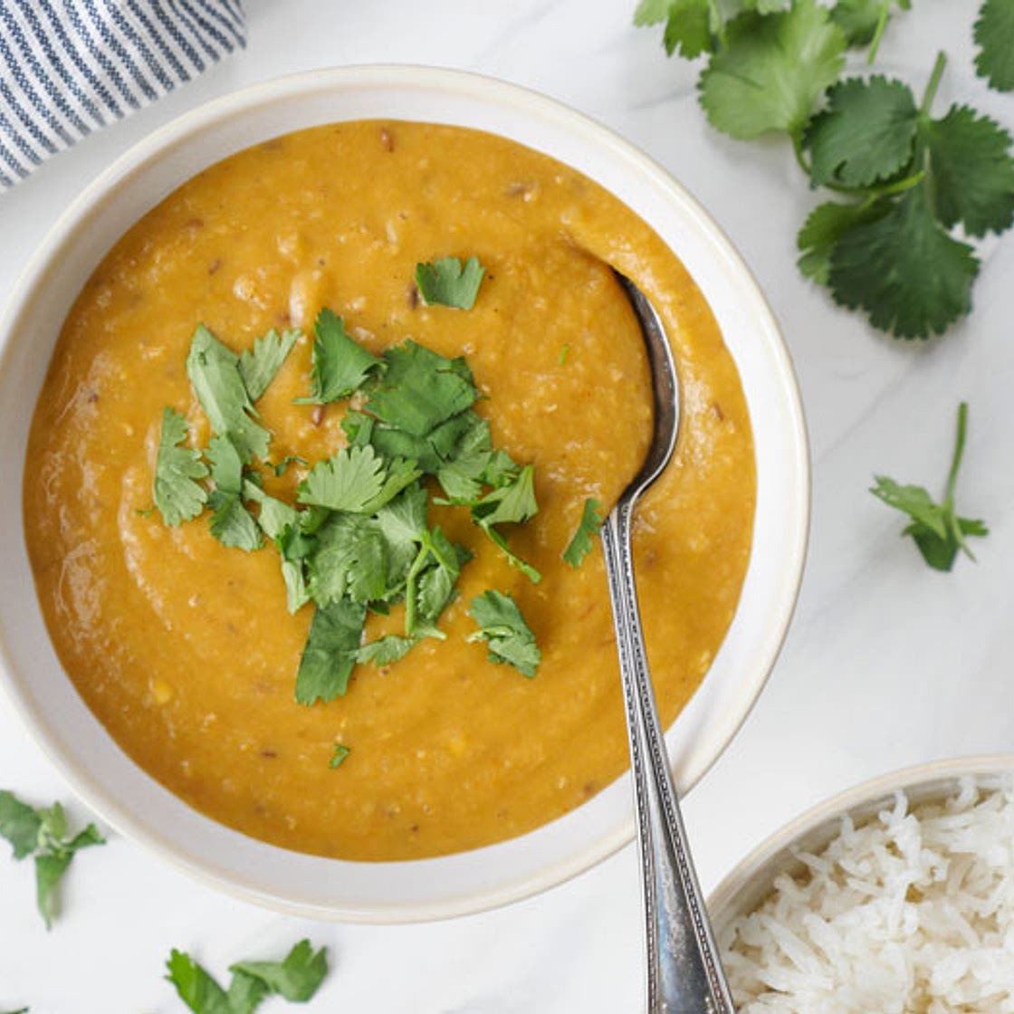 Instant Pot Red Lentil Dal (Masoor Dal)