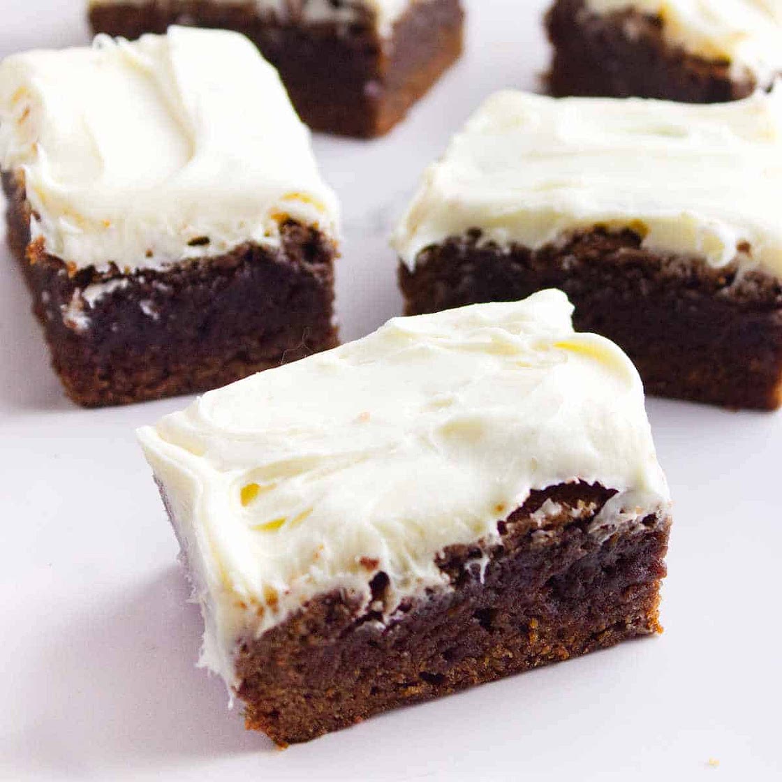 Brownies with Cream Cheese Frosting