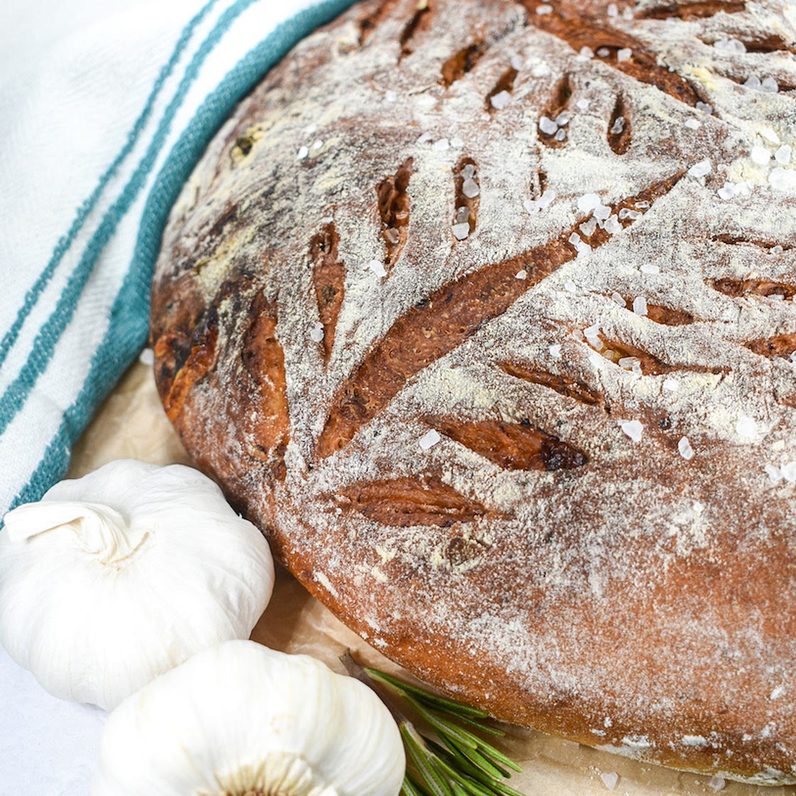 Potato Bread Recipe with Roasted Garlic