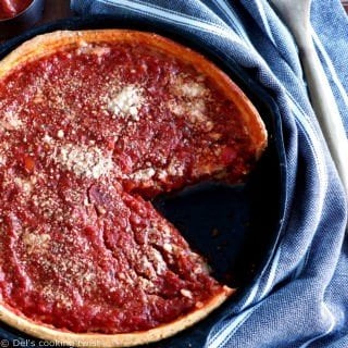 Chicago-Style Deep Dish Pizza
