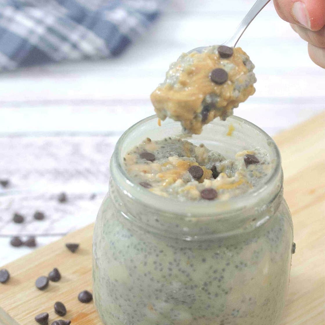 Peanut Butter Protein Chia Pudding (dairy & gluten-free)