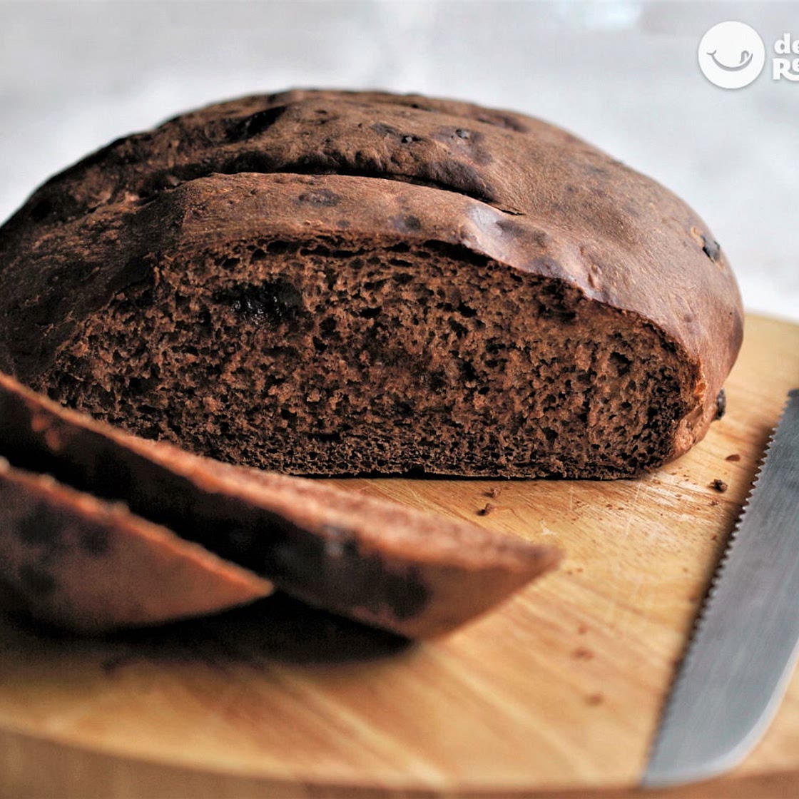 Pan casero con chocolate