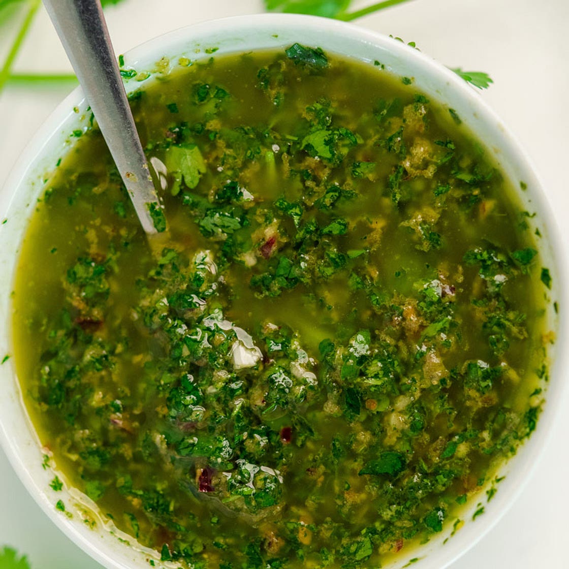 Easy 2-Minute Cilantro Chimichurri