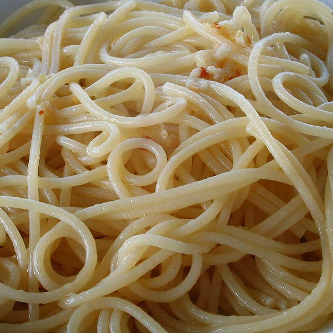 Spaghetti piquants de fin de soirée