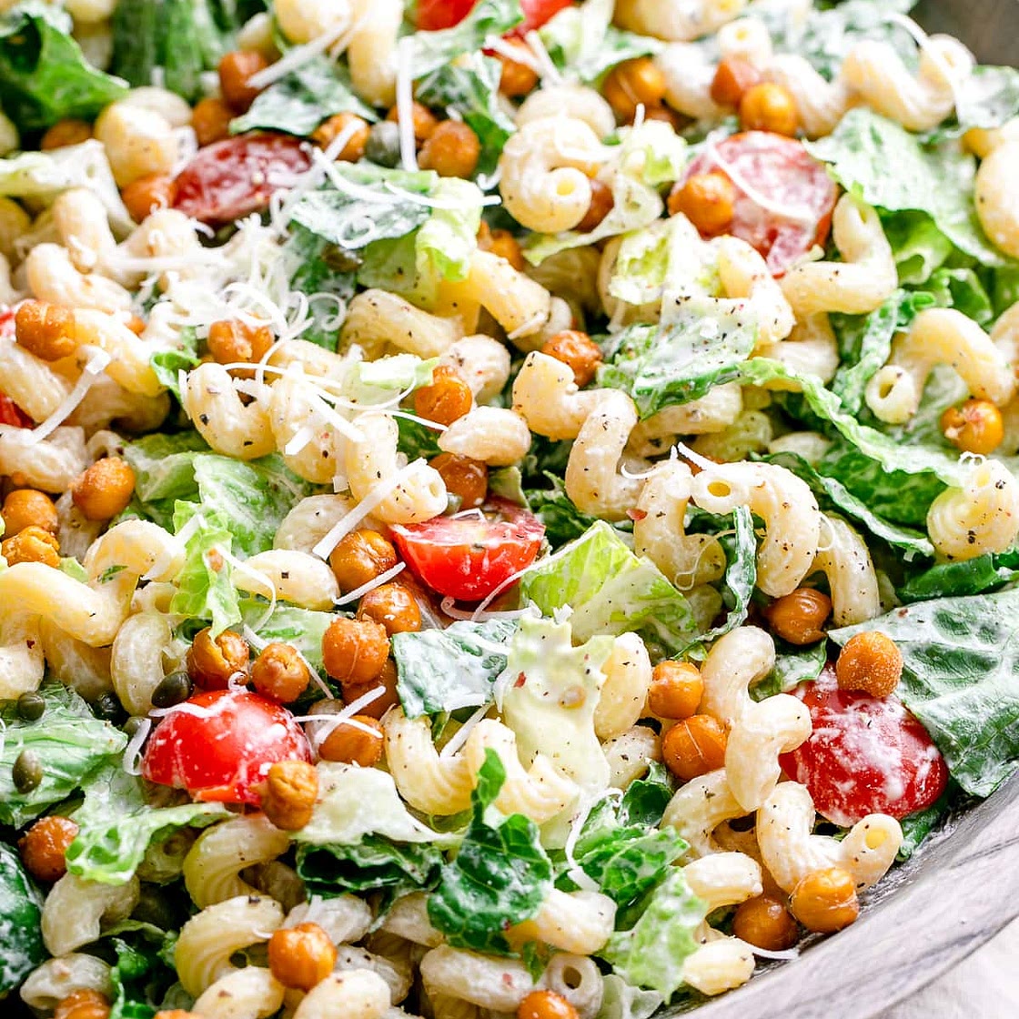 CAESAR PASTA SALAD (VEGAN)