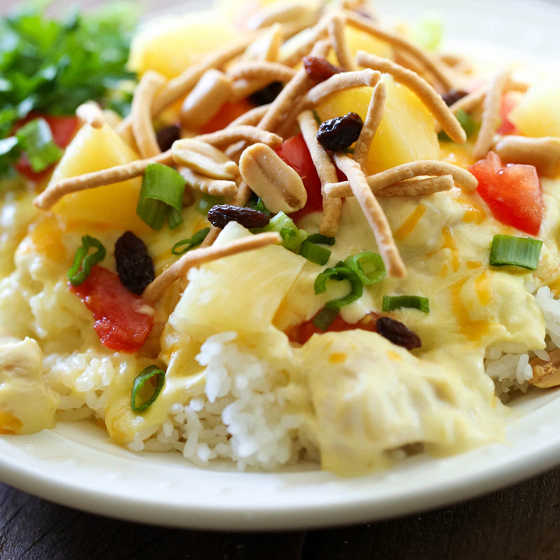 The Best Hawaiian Haystacks