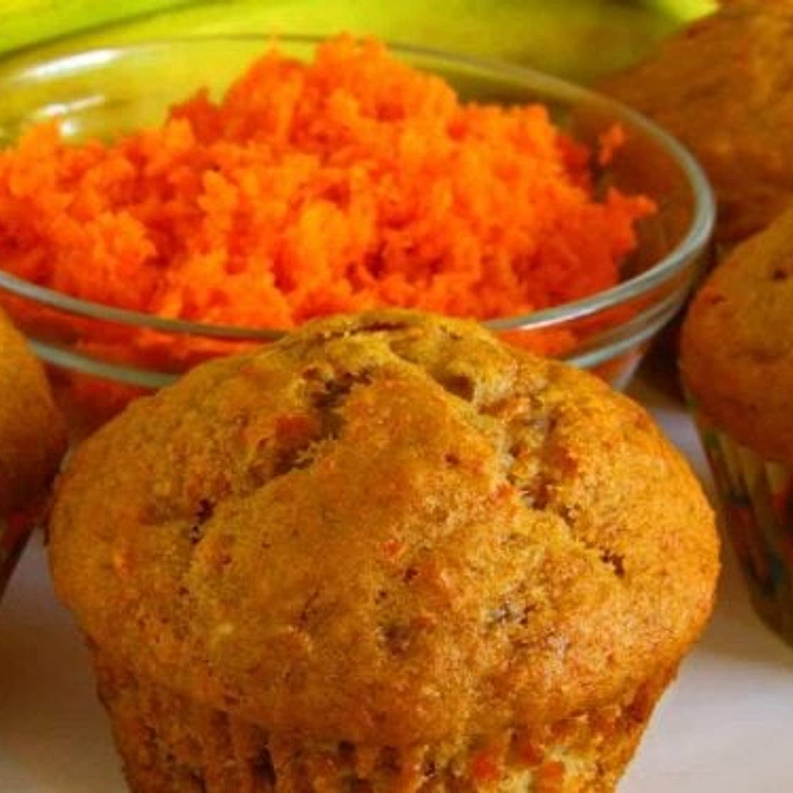 Vegan Banana Carrot Muffins