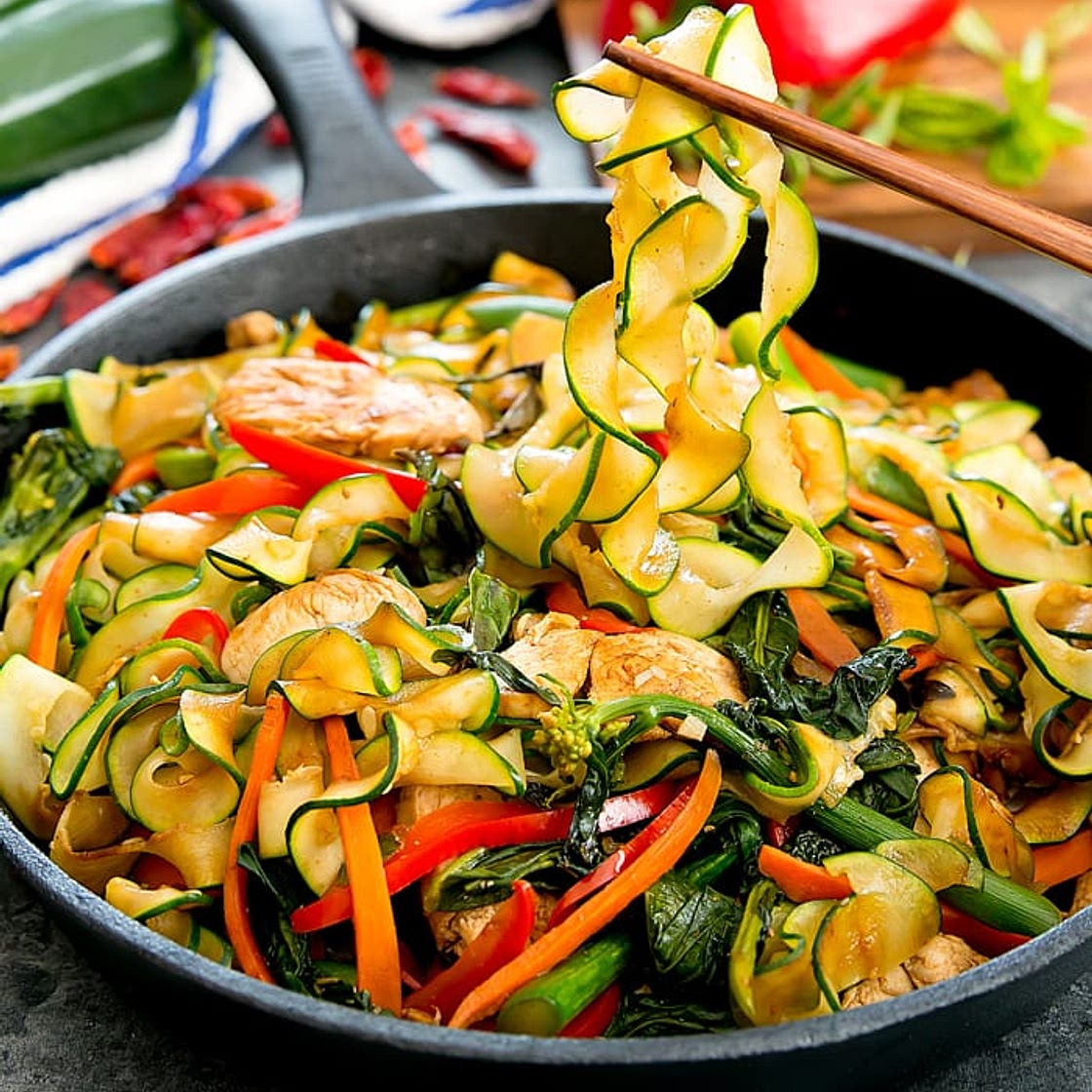 Drunken Zucchini Noodles