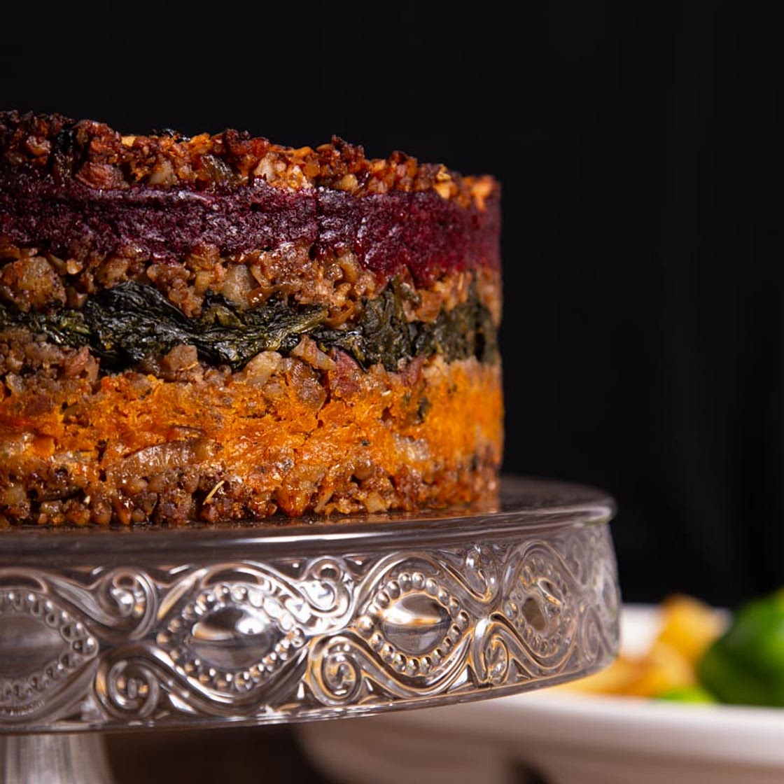 Layered Vegan Nut Roast