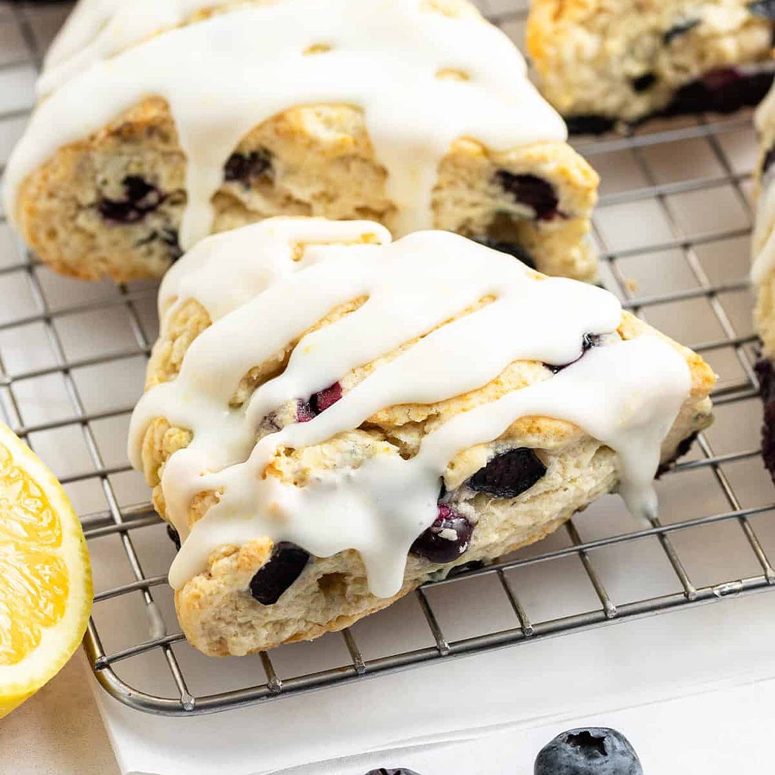 Lemon Blueberry Scones
