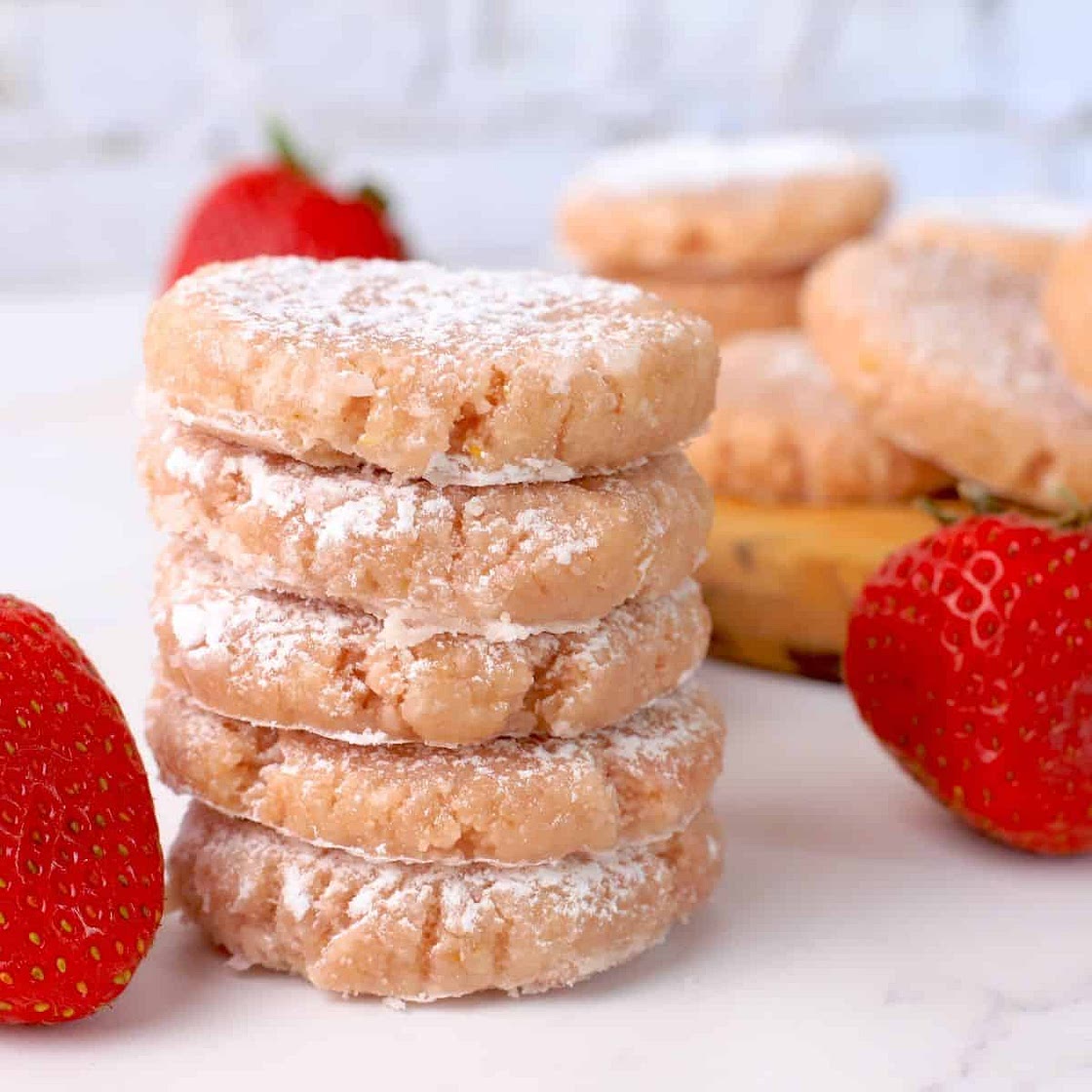 Strawberry Low Carb Cookies