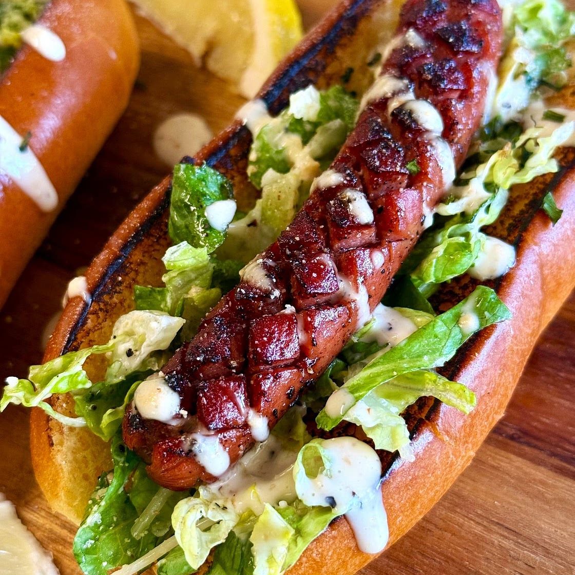 Blackstone Caesar Salad Slotdogs