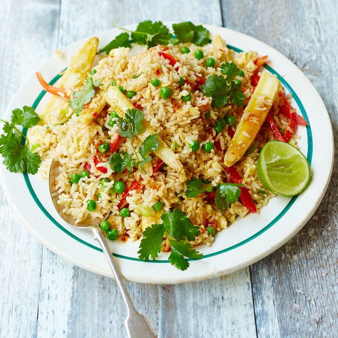 My Singapore-style fried rice