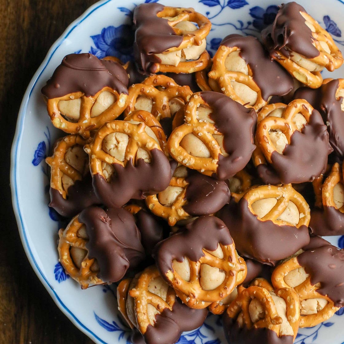 Peanut Butter Pretzel Buckeyes
