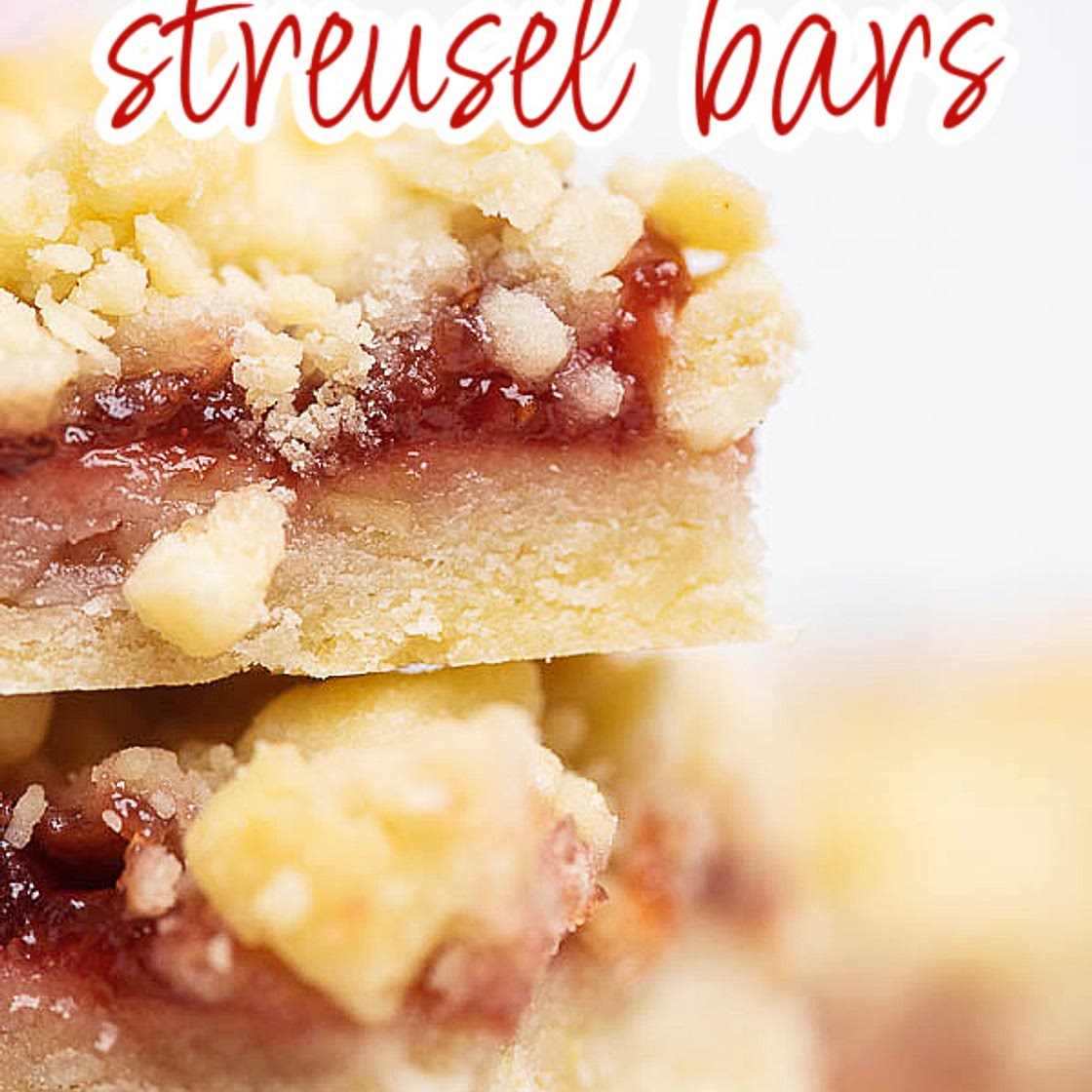 STRAWBERRY STREUSEL BARS