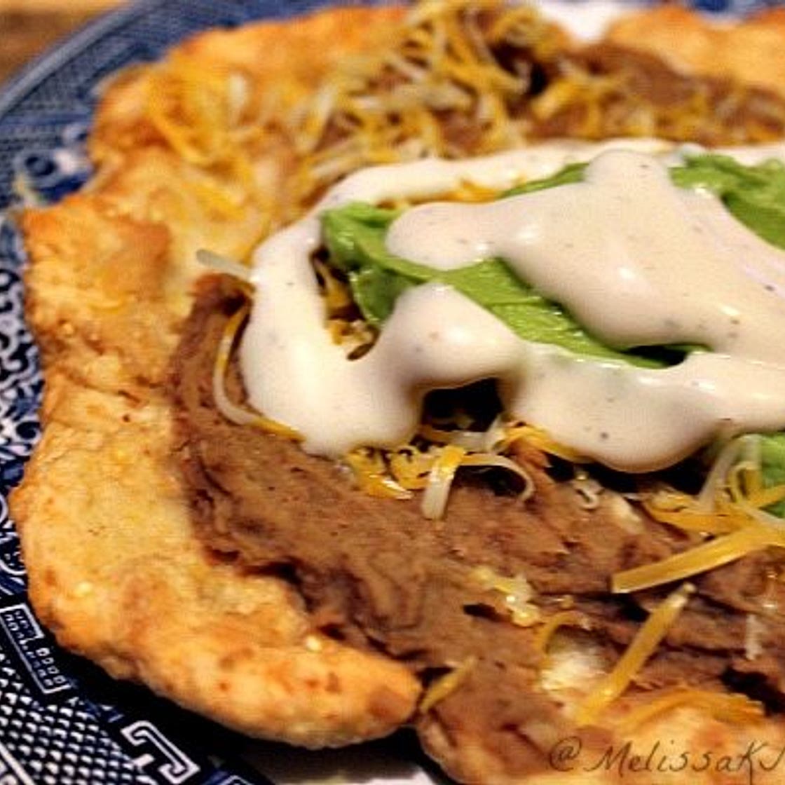 Homemade Indian Fry Bread w/ Cornmeal