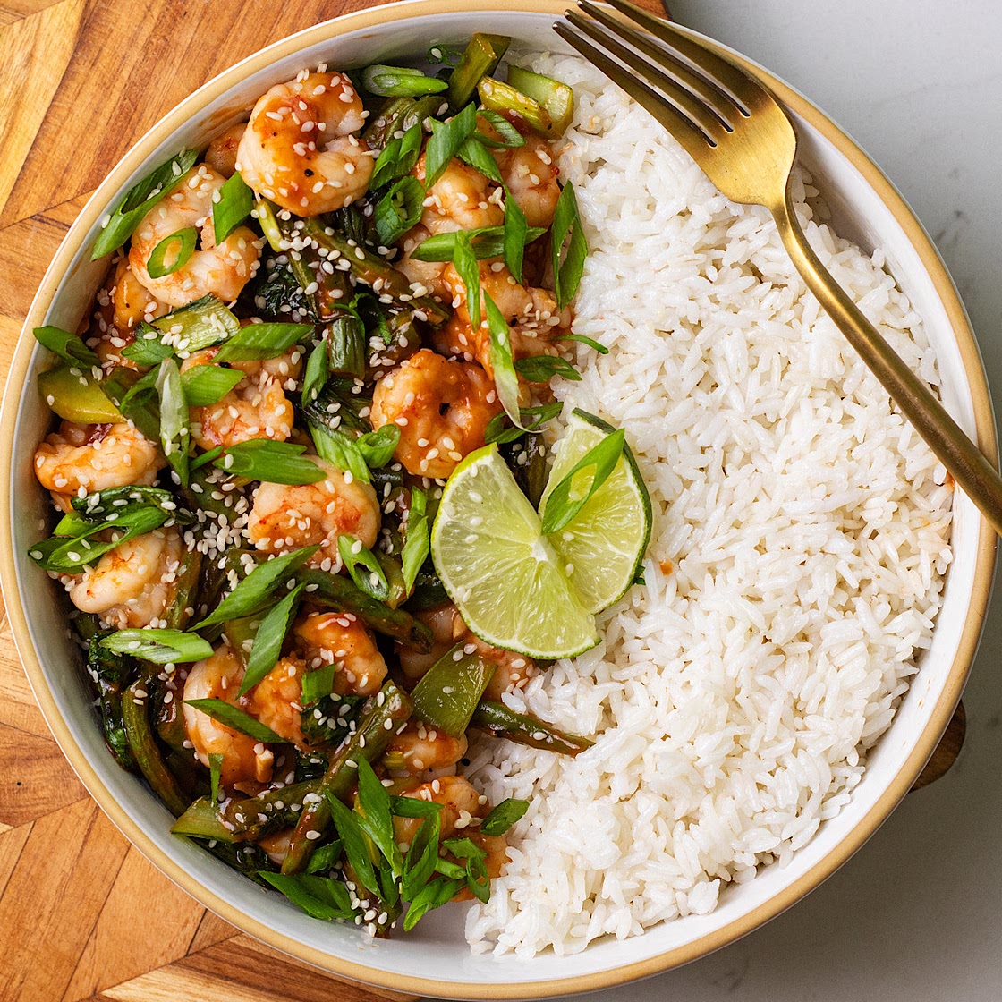 Sweet and Sour Shrimp (lower sugar)