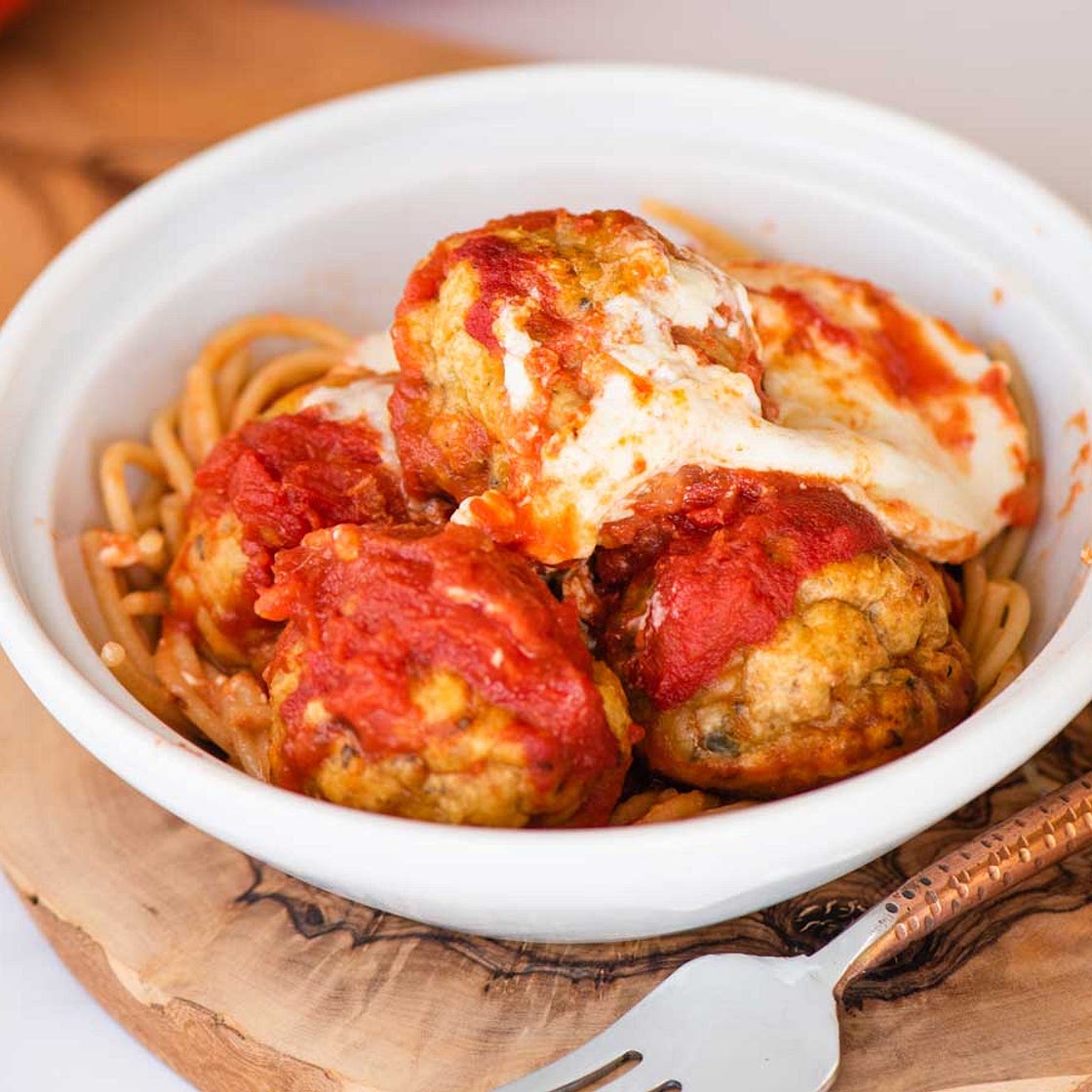 Chicken Meatball Recipe with Homemade Marinara Sauce