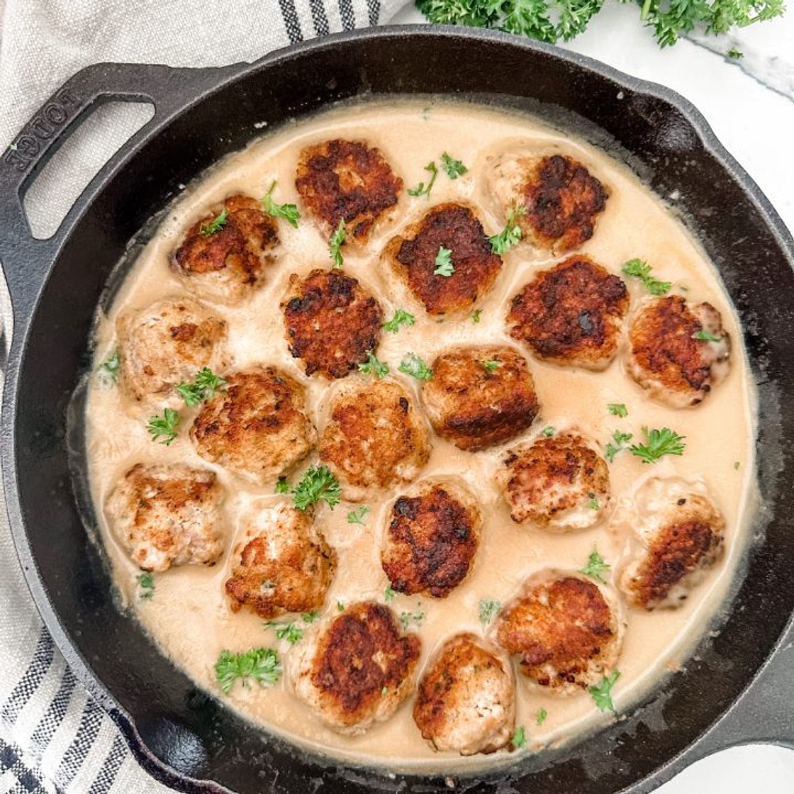 Lightened Up Copycat IKEA Swedish Meatballs