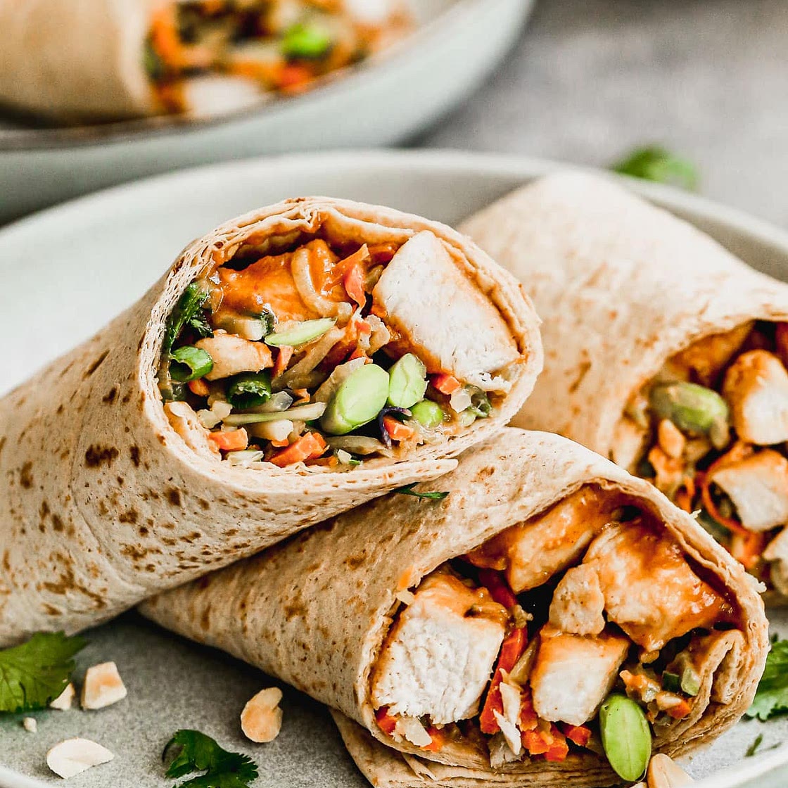 Asian Chicken Wraps
