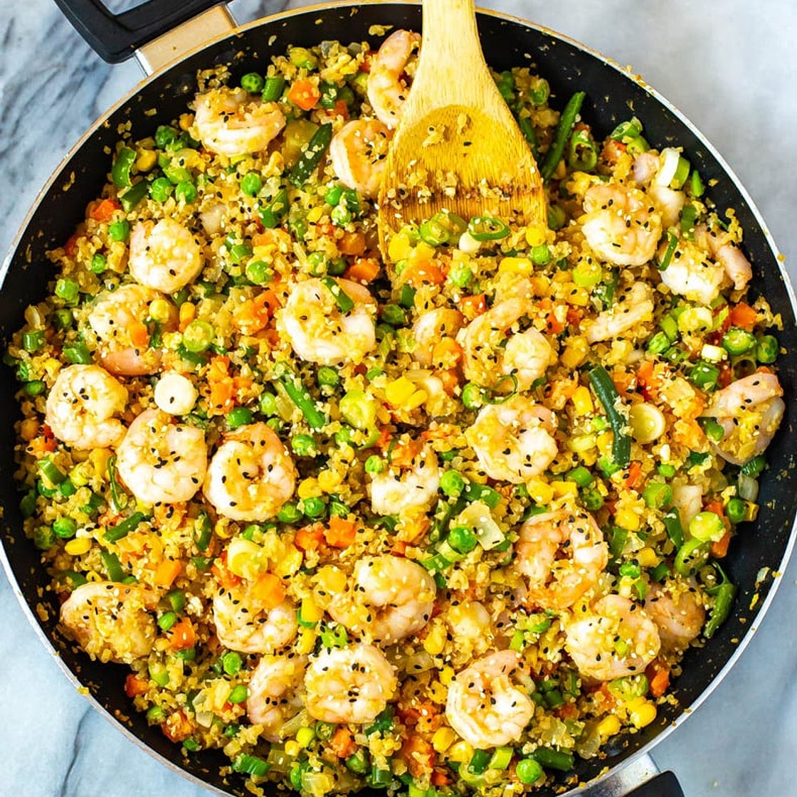 The Best Cauliflower Fried Rice {Low Carb!}