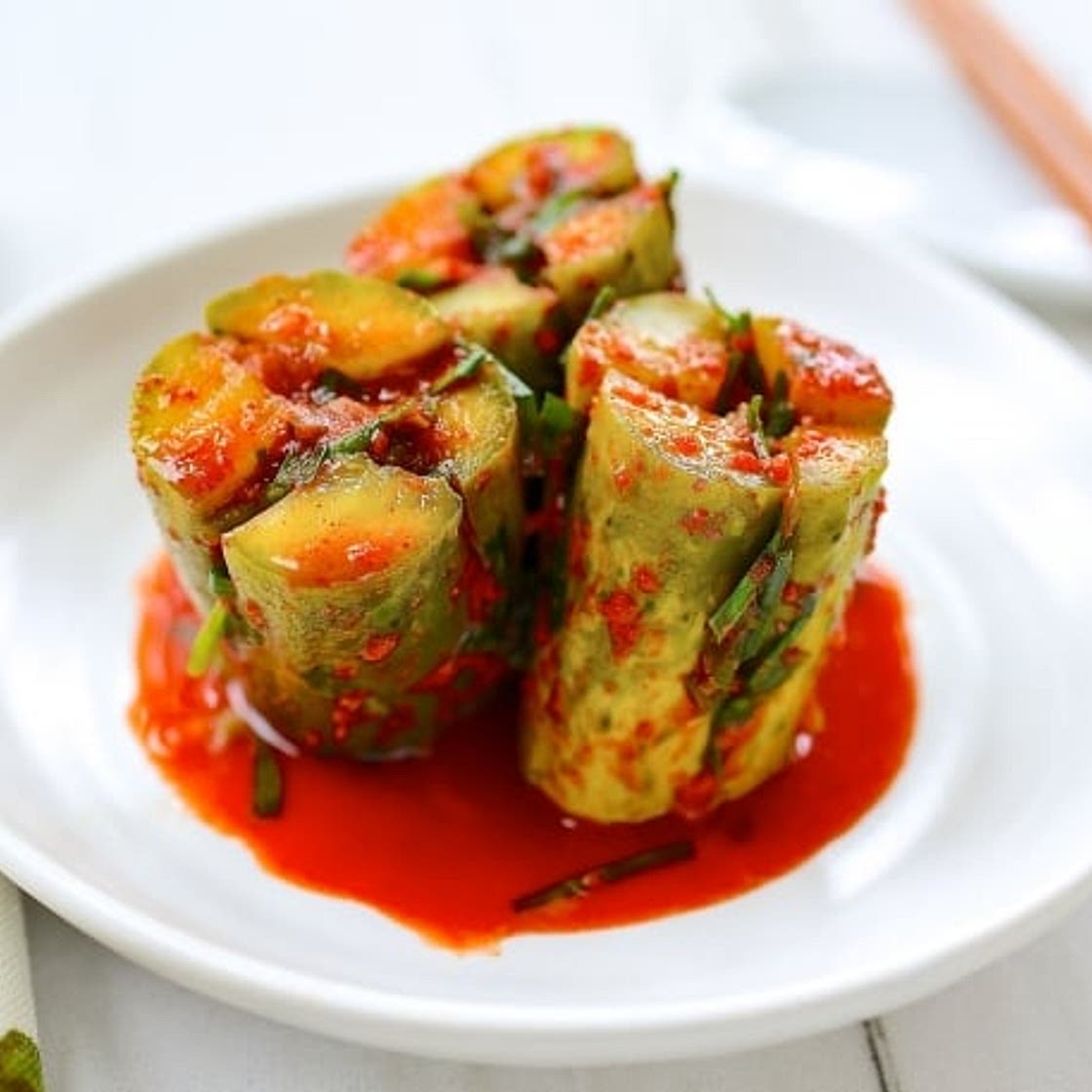 Oi Sobagi (Stuffed Cucumber Kimchi)