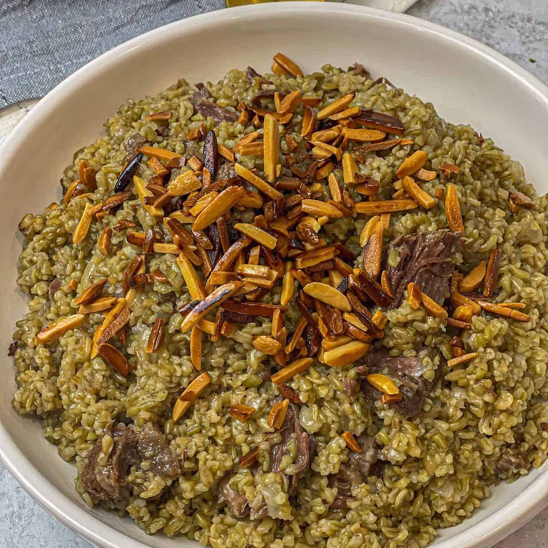 Freekeh with Beef Shanks