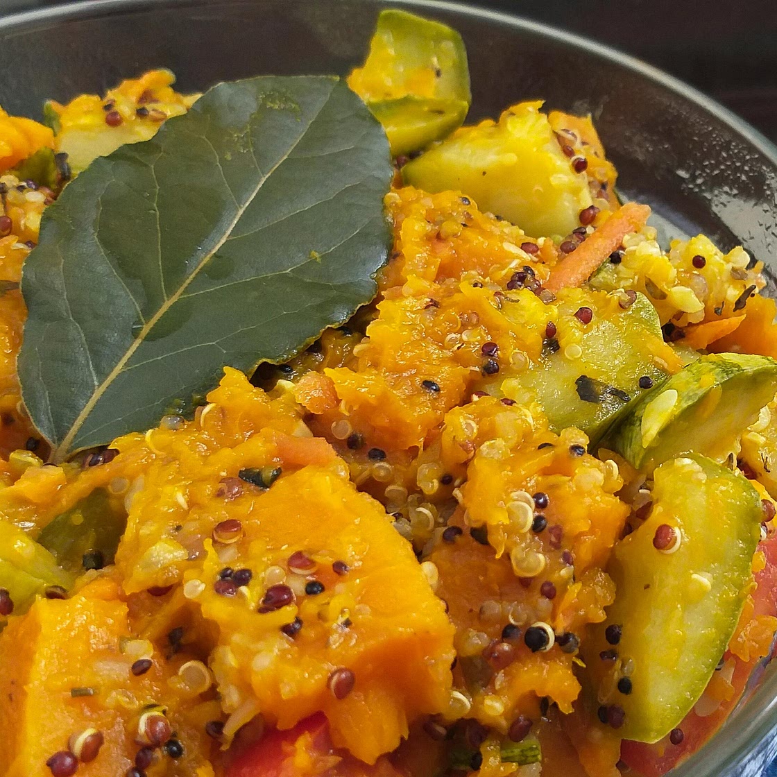 Receita de Quinoa com legumes