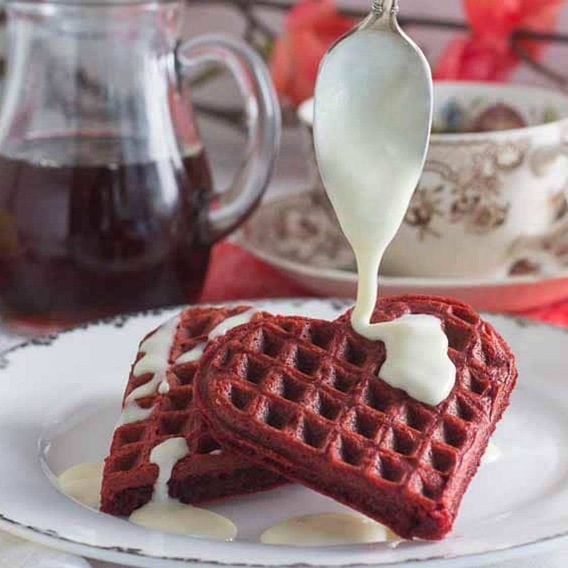 Red Velvet Waffles