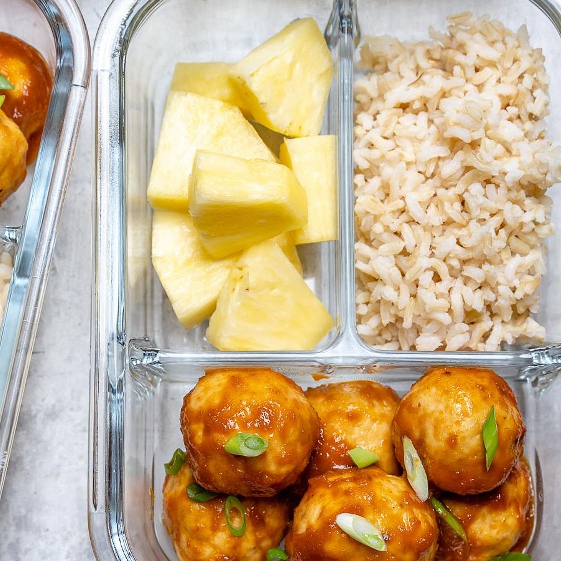 Sweet & Sour Chicken Meatballs for Clean Eating Meal Prep!