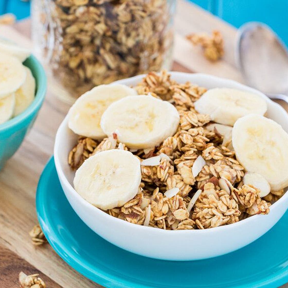 Banana Almond Granola