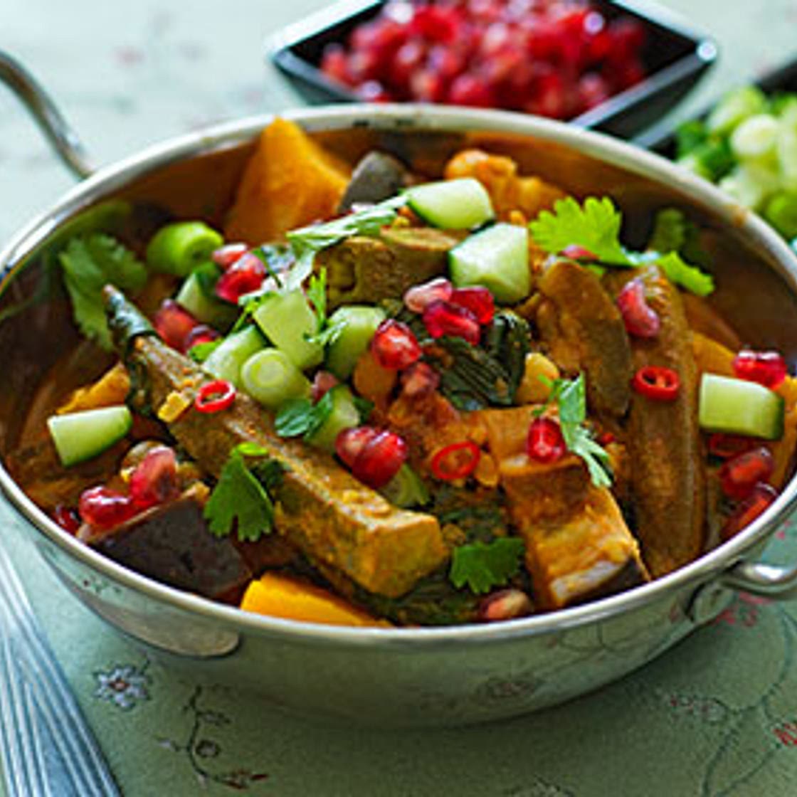 Keralan-style vegetable curry