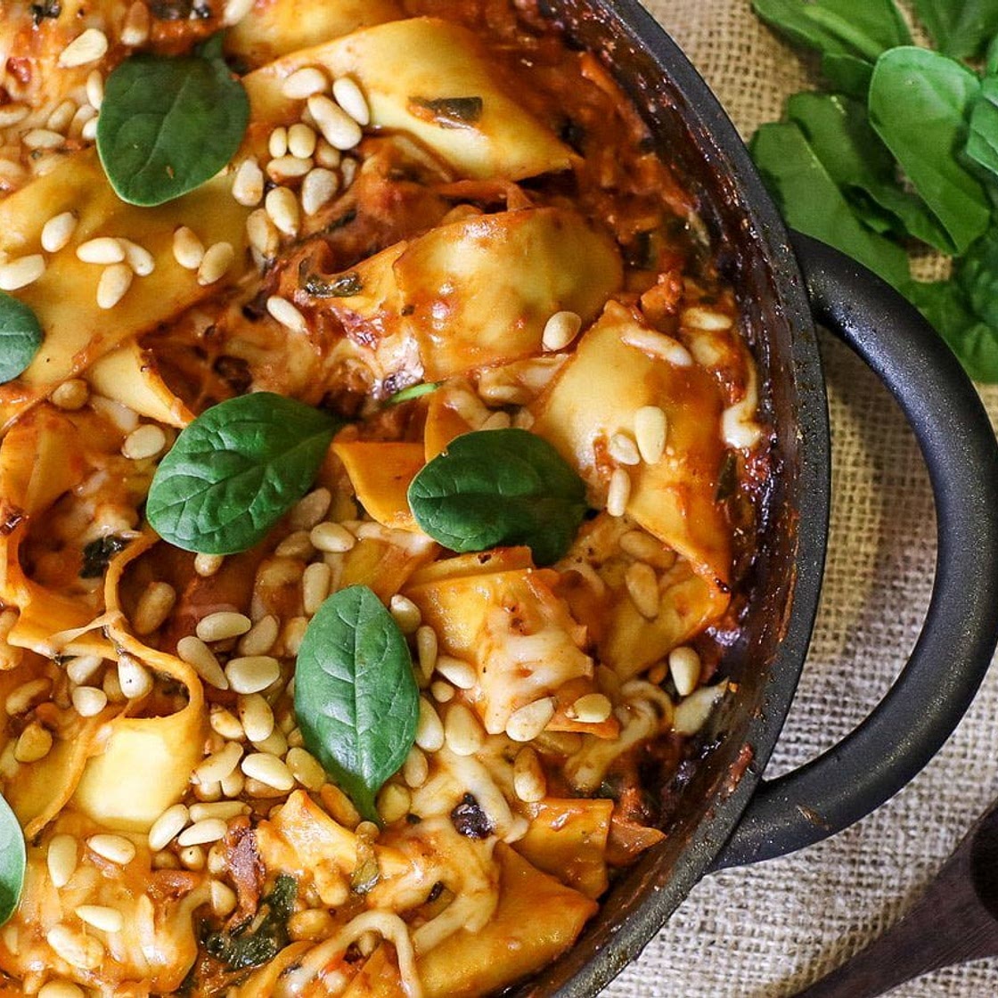 Vegetarian Skillet Lasagne